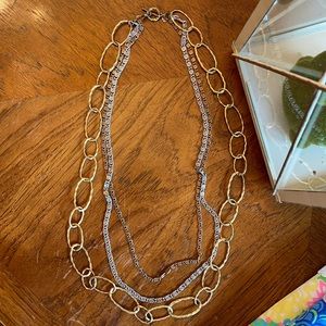 Lucky Brand triple strand necklace